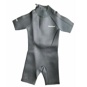 Aunua Kids Wetsuit for Size 4 Boys Girls, 3mm Shorty Wetsuit Cottagecore Beach